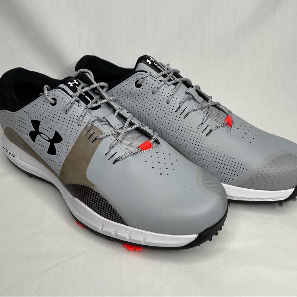 Under Armour HOVR Matchplay Wide E Golf Shoes Gray/Black 3023329-103 Men’s Sz: 9
